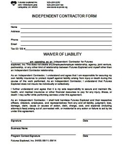 Liability Waiver Forms Template | Mous Syusa