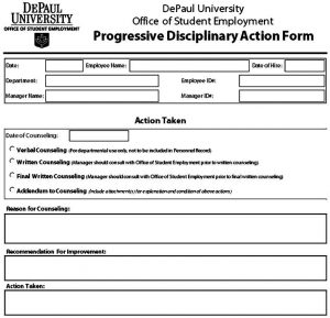 Disciplinary Action Form Sample | Mous Syusa