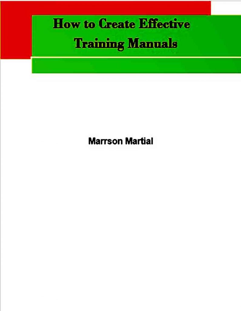 Sample Training Manual Printable | Mous Syusa