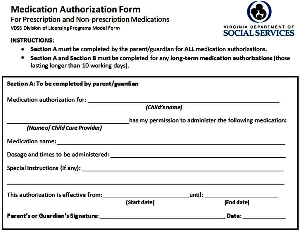 camp medical authorization form