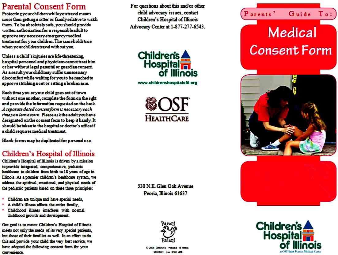 child medical consent form
