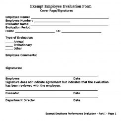 Employee Evaluation Form Printable | Mous Syusa