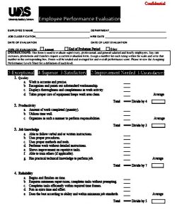 Employee Evaluation Form Printable | Mous Syusa
