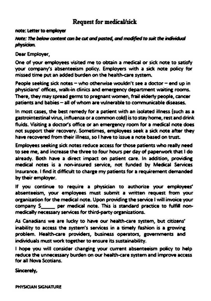 medical notes patient templates letter