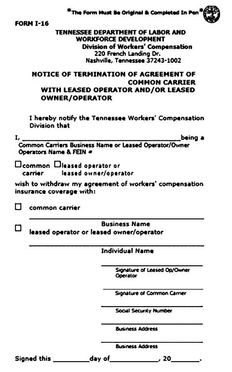 owner operator lease agreement template