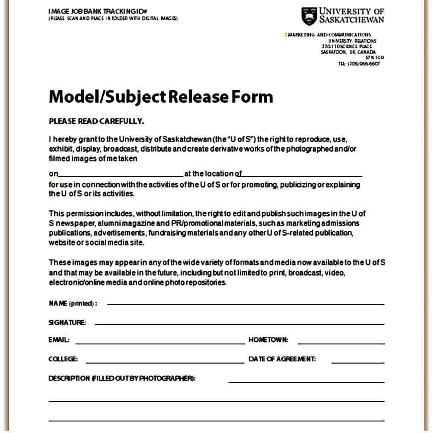 print release form