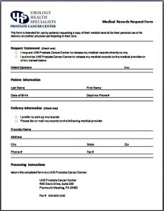 Sample Medical Records Request Form | Mous Syusa