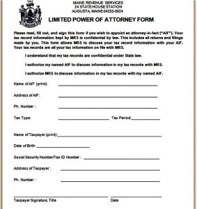 Sample Limited Power of Attorney Form | Mous Syusa