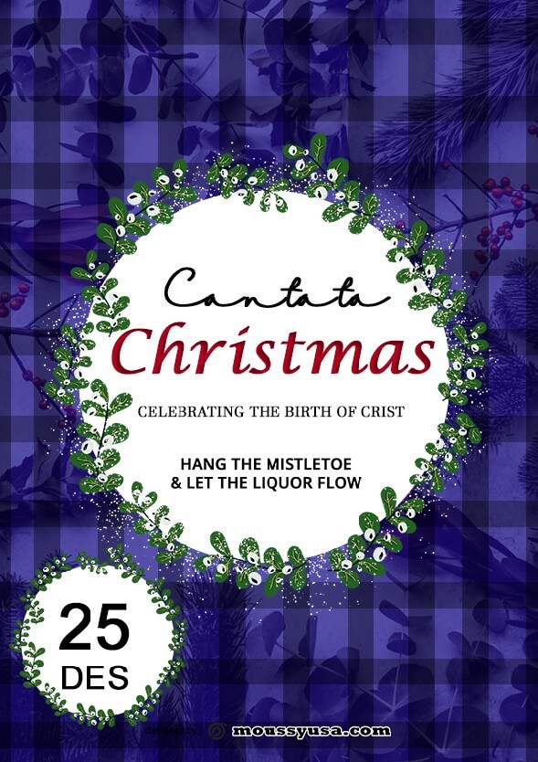 Christmas Church Flyer template ideas