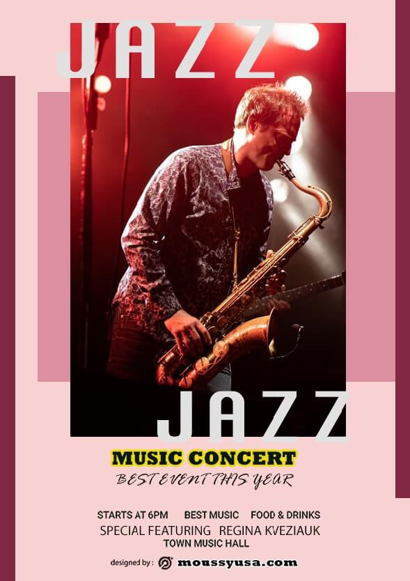 Jazz Concert Flyer design ideas