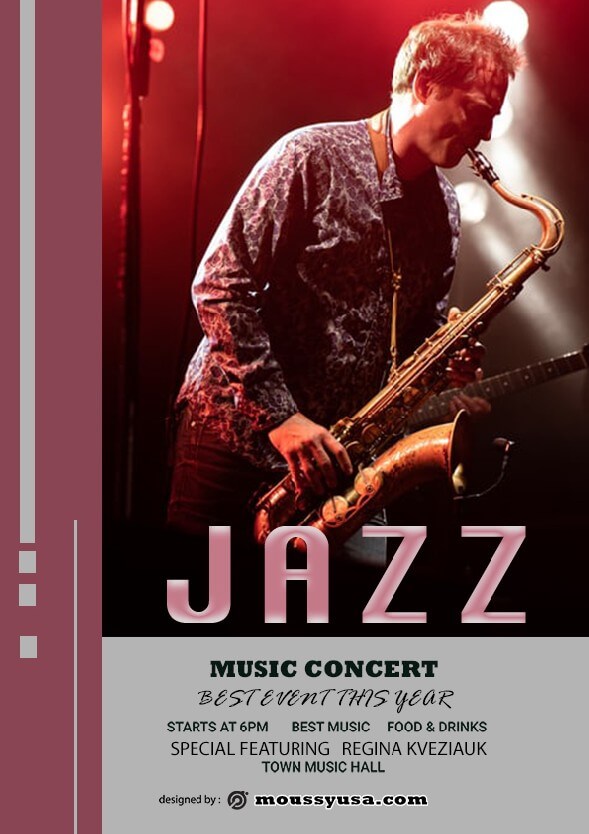 Jazz Concert Flyer design template