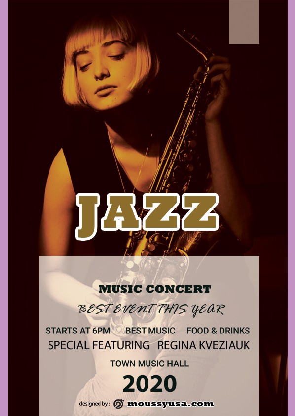 Jazz Concert Flyer template ideas