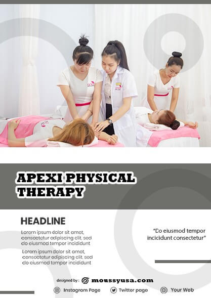 Physical Therapy Flyer template ideas