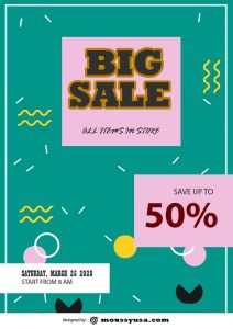 Sales Flyer psd template | Mous Syusa