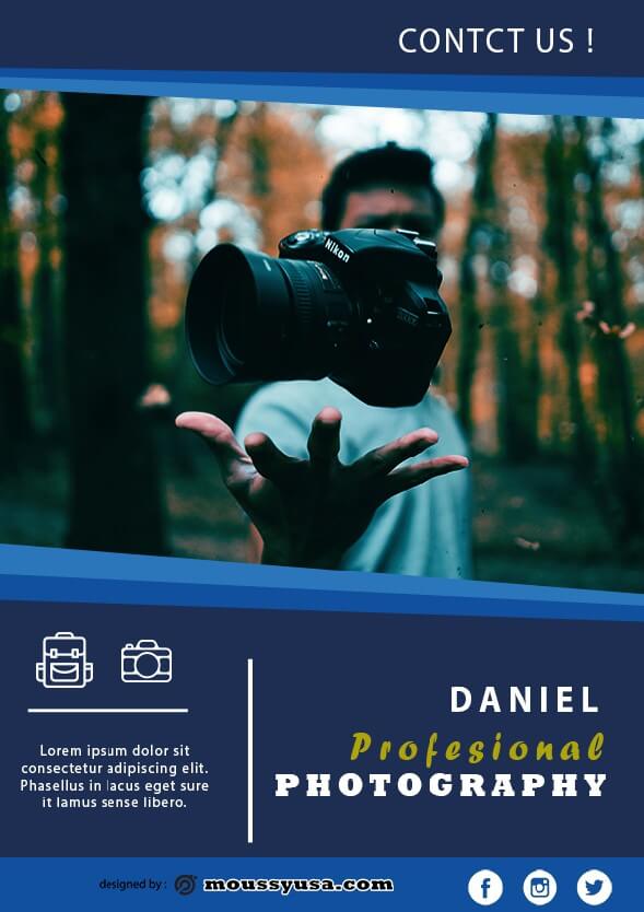 commercial photography flyer template sample