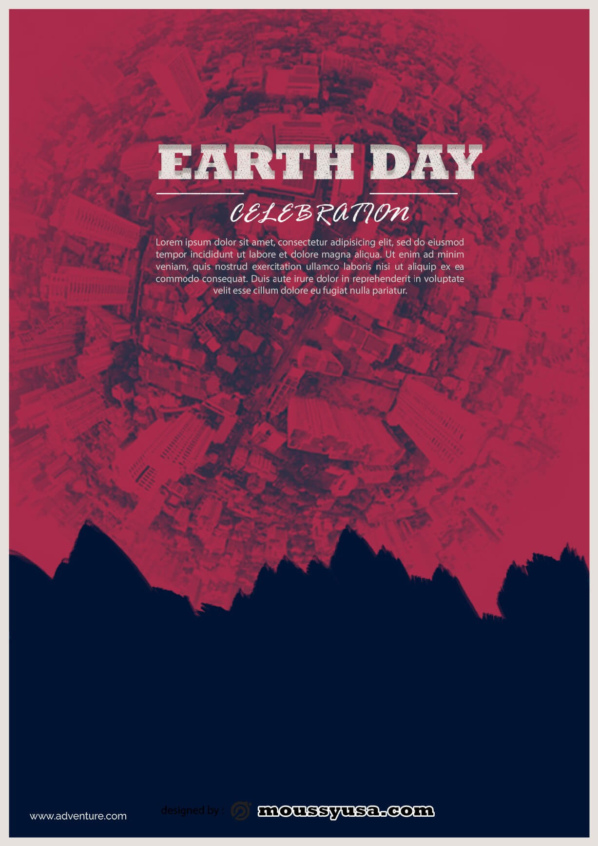 international earth day flayer template example