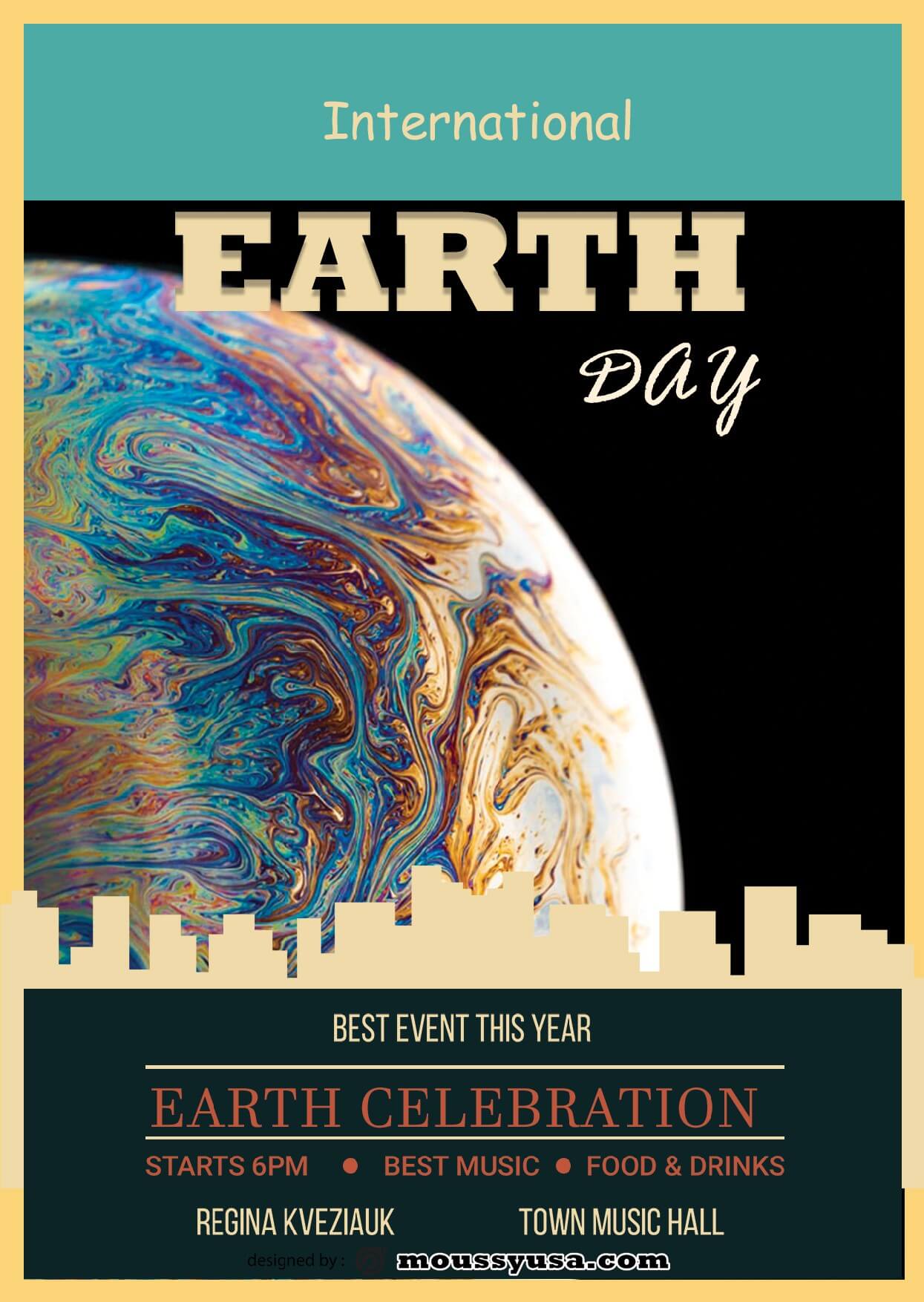 international earth day flayer template ideas