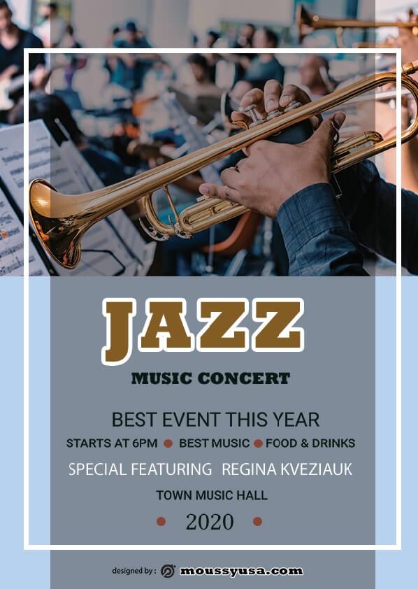 sample Jazz Concert Flyer templates