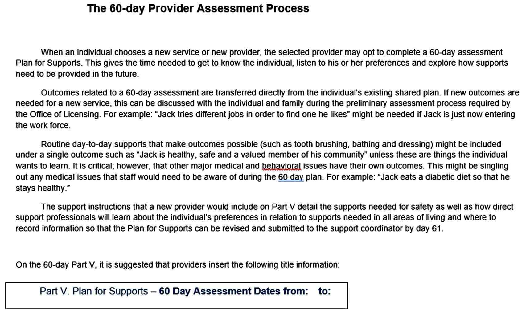 Templates Day Diet Assessment Plan P