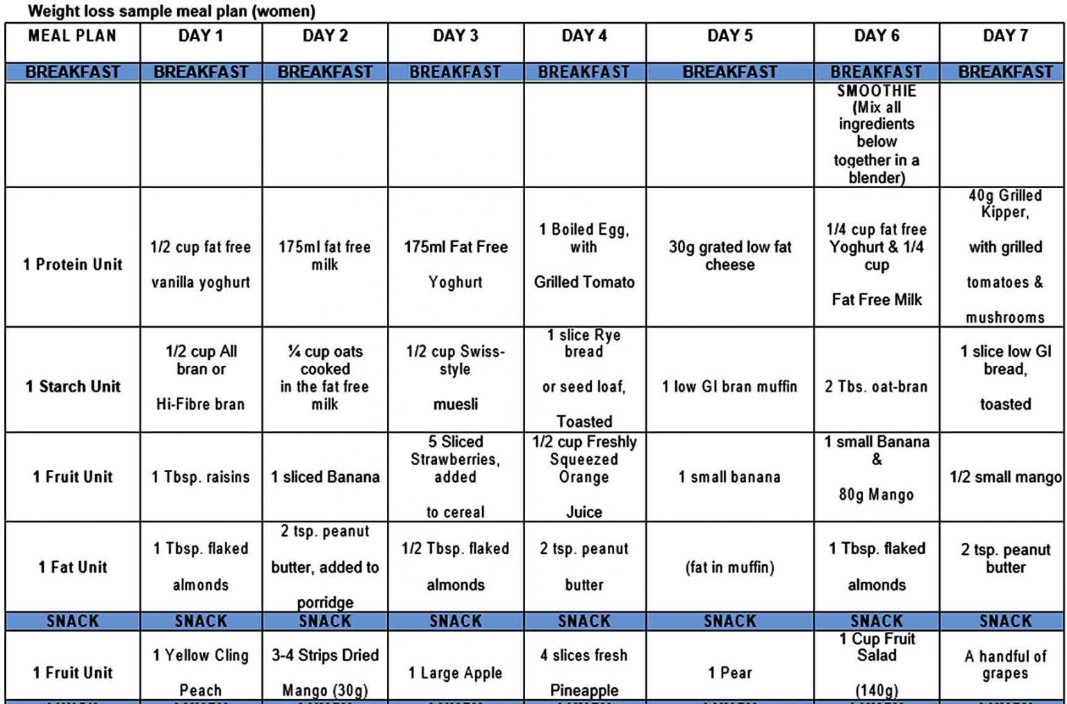 90 Day Weight Loss Plan Template | Mous Syusa