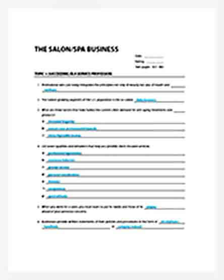 Templates Beauty Salon Busines