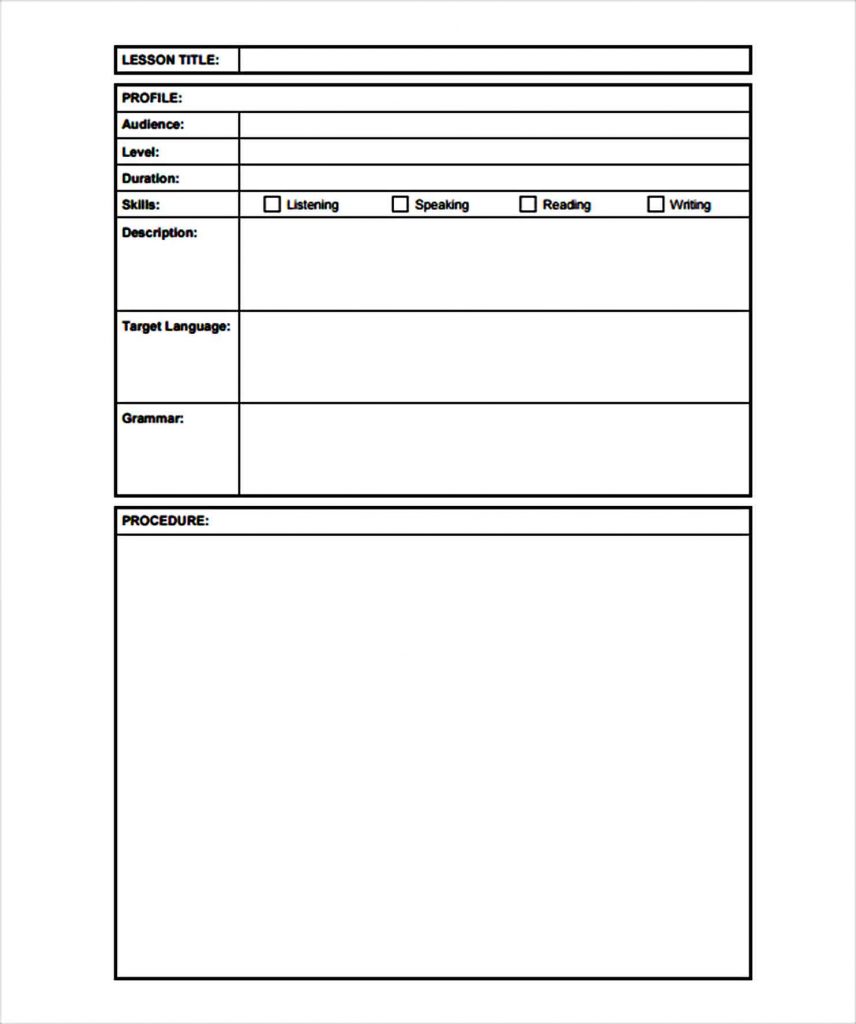Templates Template for lesson Pla