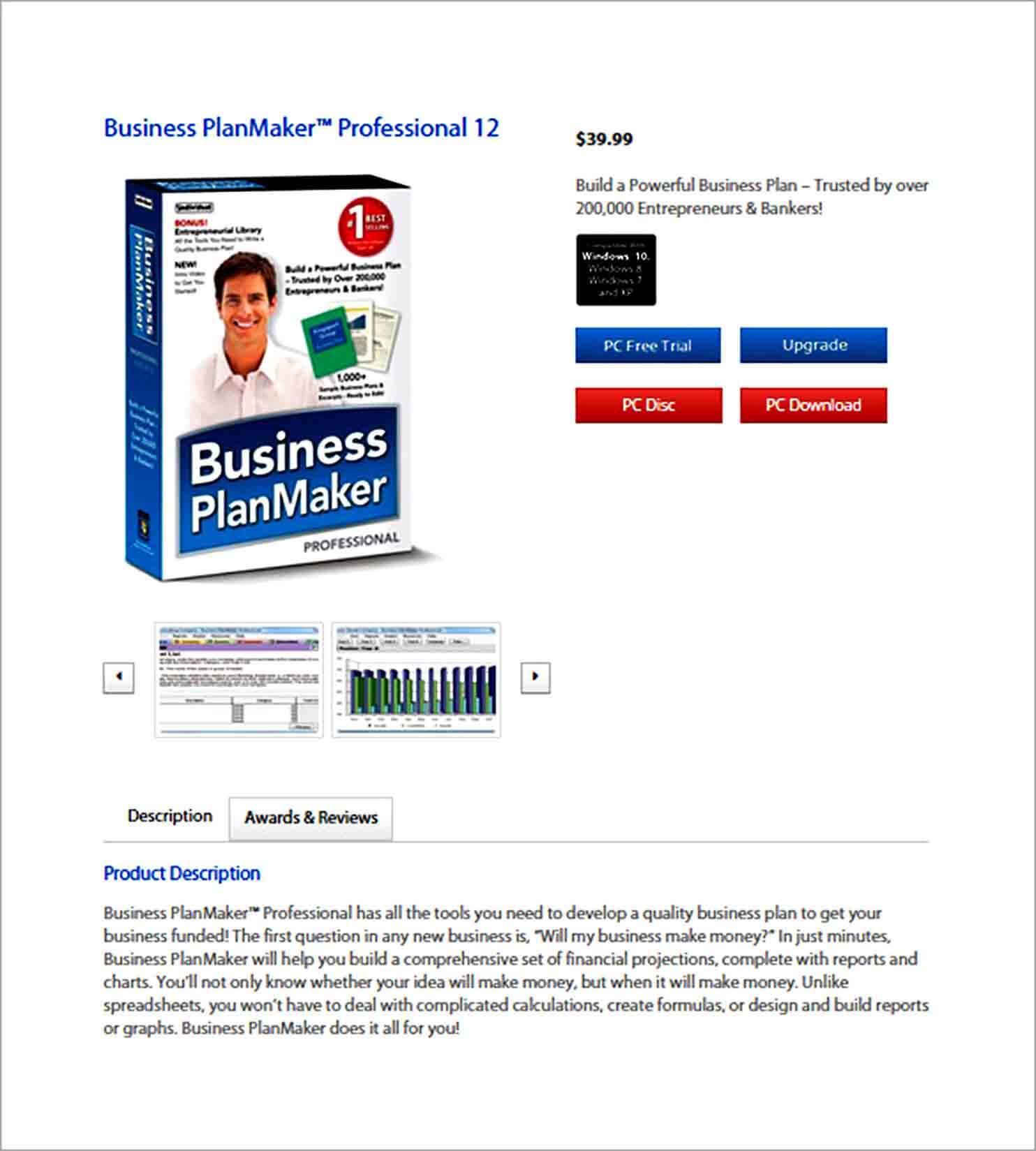 Templates business planmaker professional delu