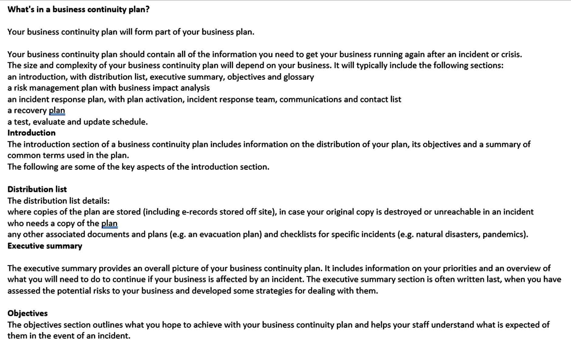 Templates what is a business continuit