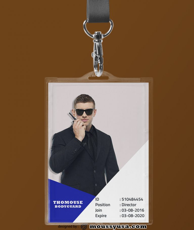 3+ Body Guard Id card Templates Ideas | Mous Syusa