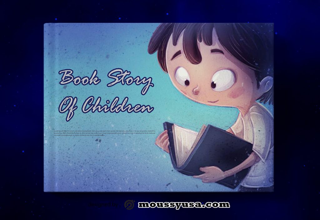 Children Story Book Cover Template Design