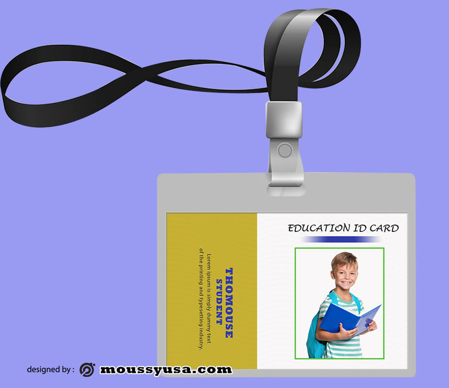 Education ID Card Design Template