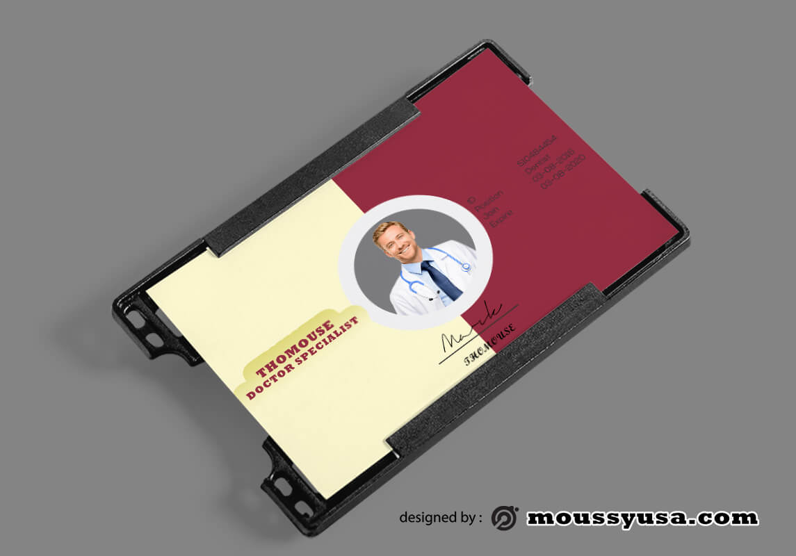 Hospital ID Card Template Design