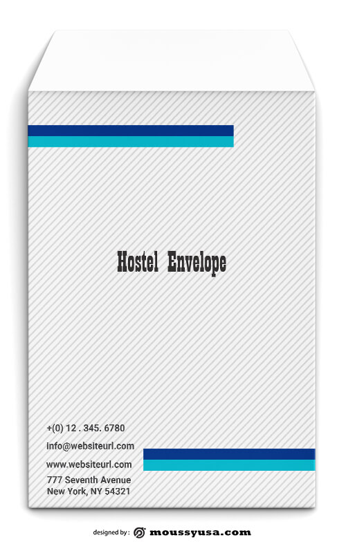 Hostel Envelope Template Sample