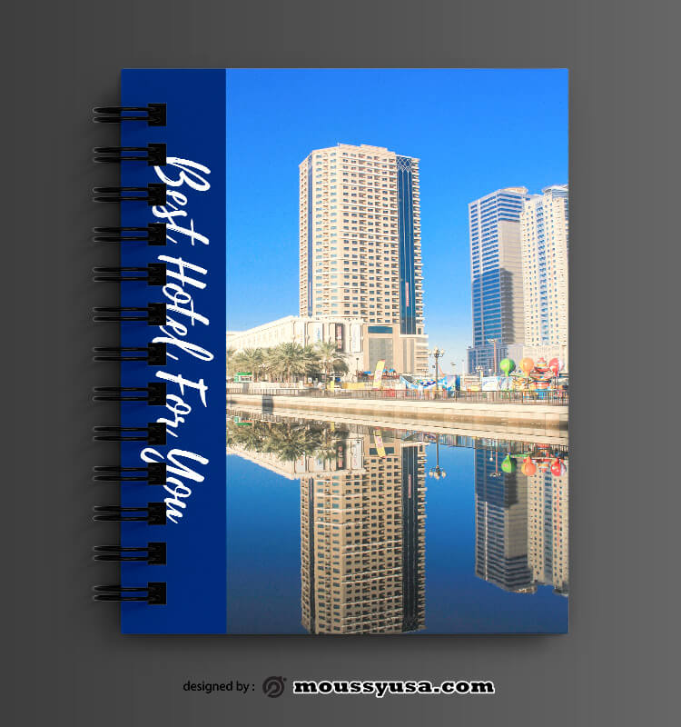 Hotel Book Cover Design PSD