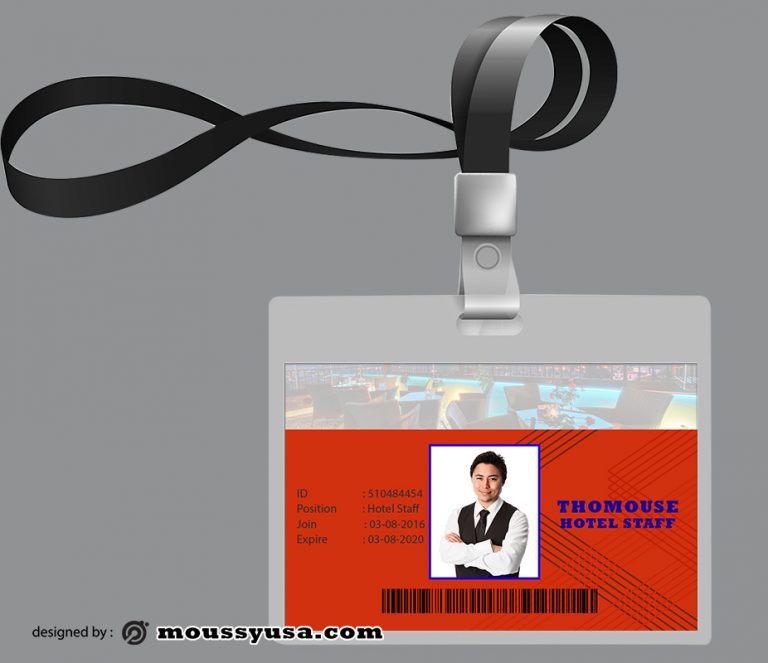 3+ Hotel ID Card example Templates Sample Mous Syusa