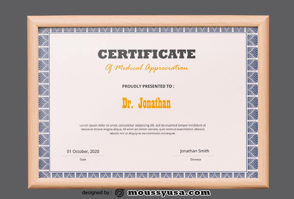 Medical Certificate Template Example