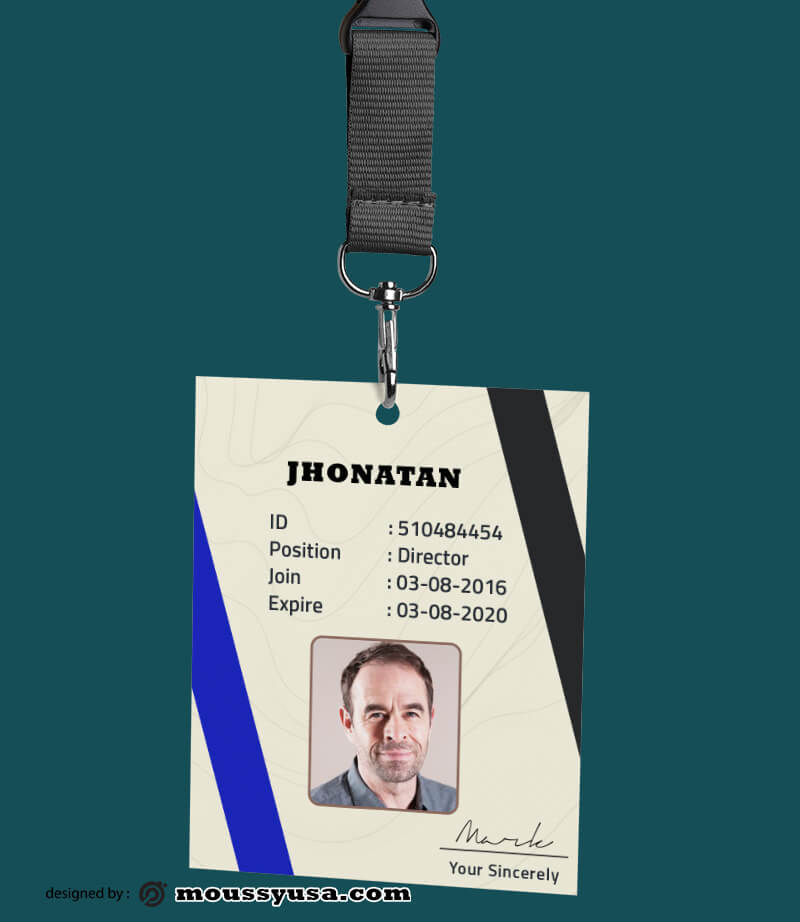 Organizations ID Card Template Ideas