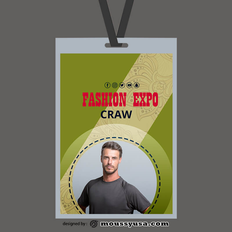 PSD Event ID Card Template