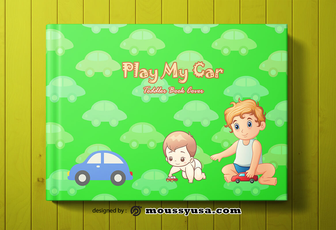 PSD Template For Toddler Book Cover