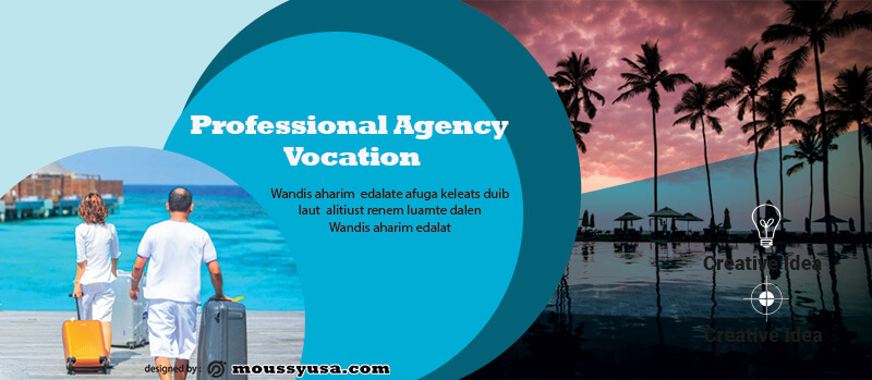 PSD Template For Vacation Banner