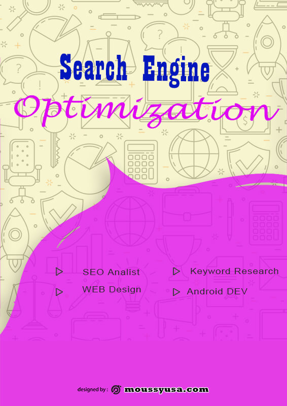 SEO Poster Template Design