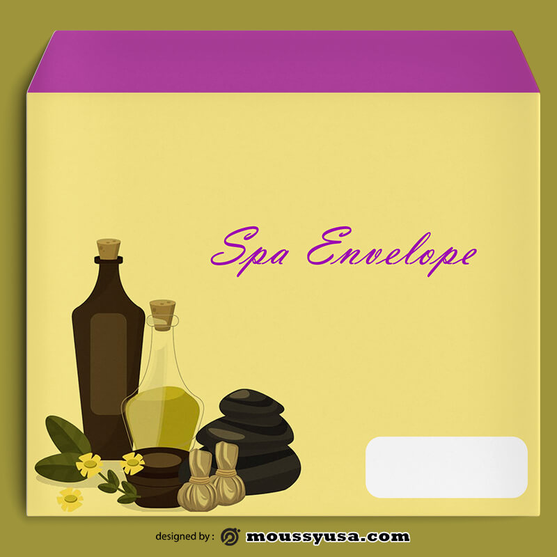 SPA Envelope Template Design