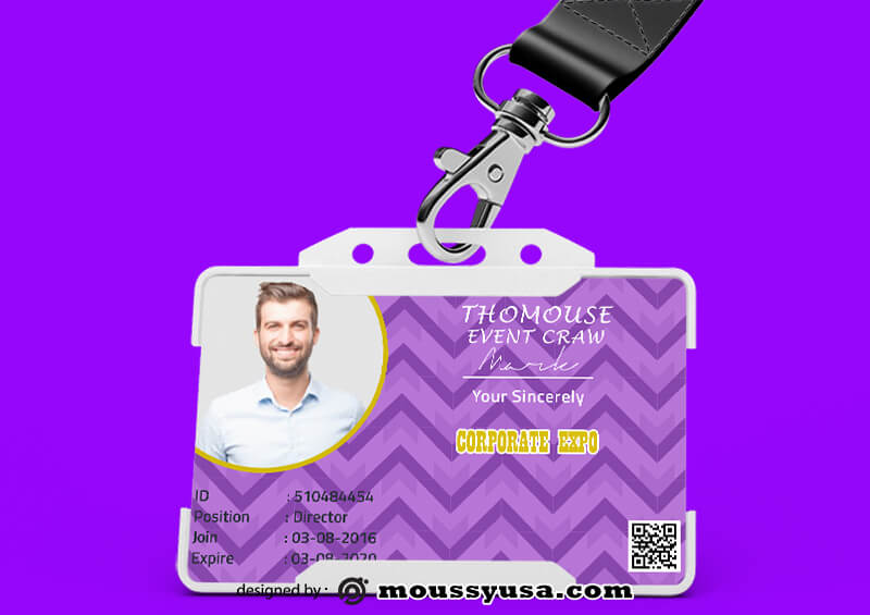 Sample Event ID Card Template