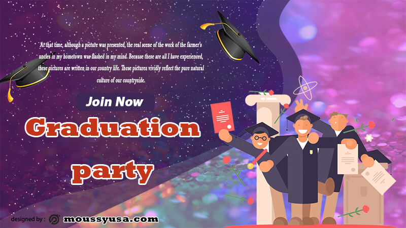 Sample Graduation Banner Template