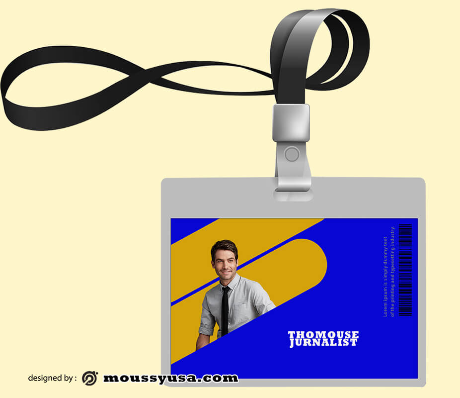 Sample Jurnalist ID Card Template