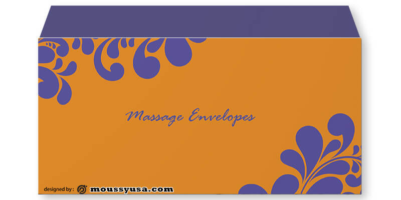 Sample Massage Envelope Template