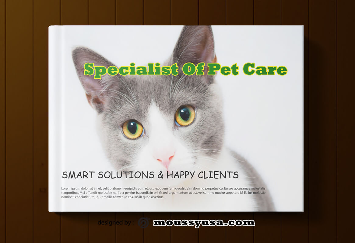 Sample Pet Care Book Cover Template