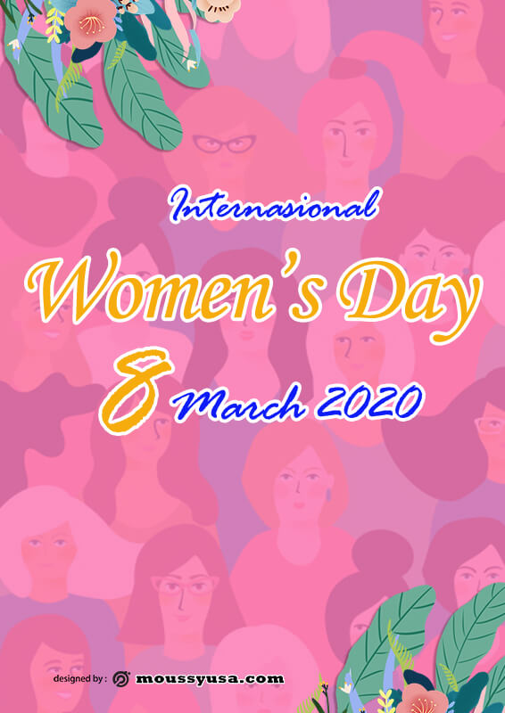 Sample Womens Day Poster Template