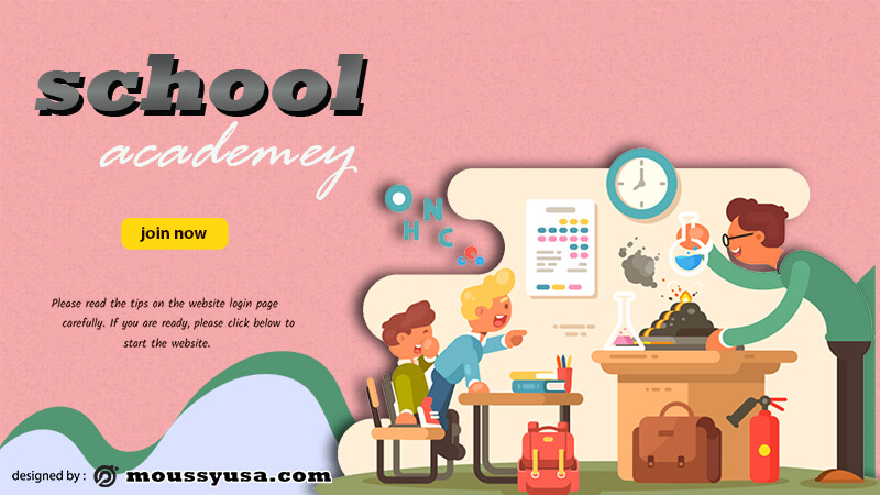 School Banner Template Example