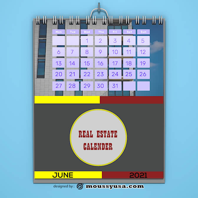 Sempel Real Estate Calender Template